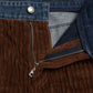 Dolce & Gabbana Elegant High-Waist Corduroy Cargo Jeans