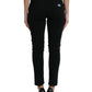 Dolce & Gabbana Elegant Mid Waist Stretch Jeans in Black