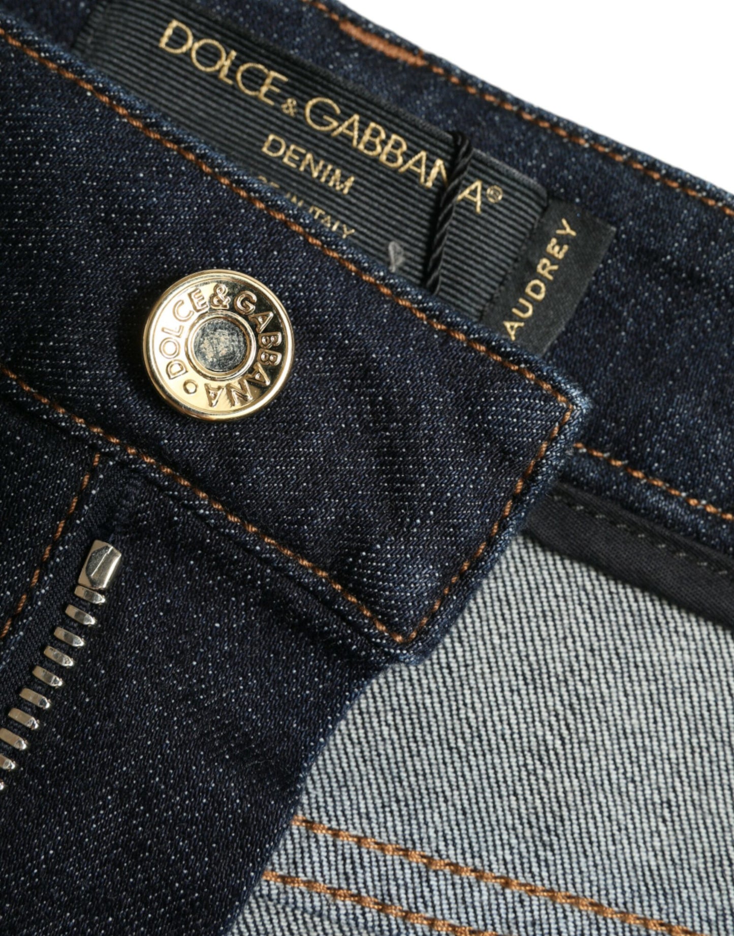 Dolce & Gabbana Sleek Mid-Waist Stretch Denim Jeans