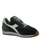 Diadora Chic Canvas and Suede Designer Sneakers