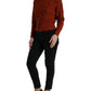 Dolce & Gabbana Elegant Brown Turtleneck Wool Sweater