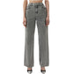 Patrizia Pepe Chic Gray High-Waisted Designer Jeans