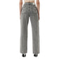 Patrizia Pepe Chic Gray High-Waisted Designer Jeans