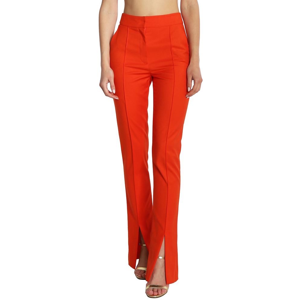 Patrizia Pepe Chic Flared Trousers with Ankle Cuts