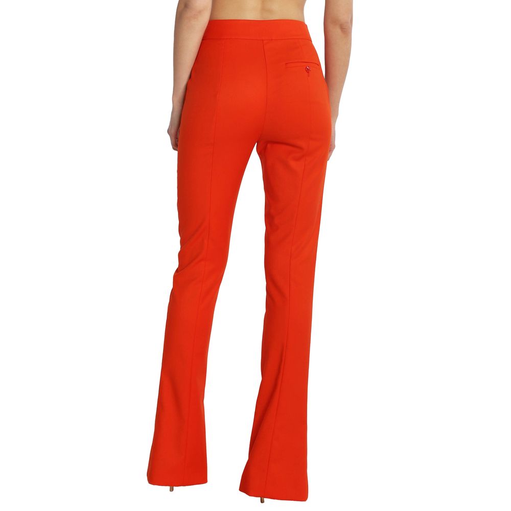 Patrizia Pepe Chic Flared Trousers with Ankle Cuts