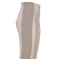 Patrizia Pepe Chic Beige Slim Fit Trousers with Side Bands