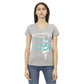 Trussardi Action Gray Cotton Women Top