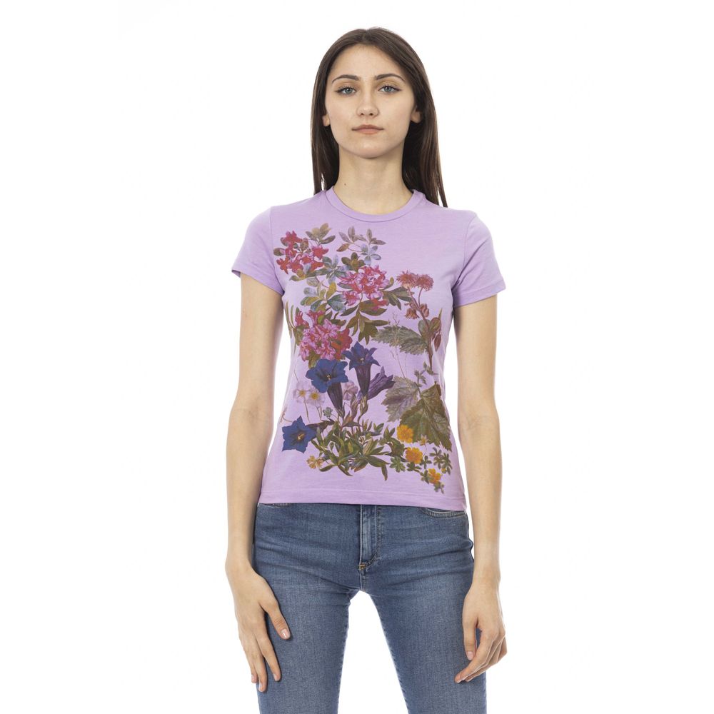 Trussardi Action Purple Cotton Women Top