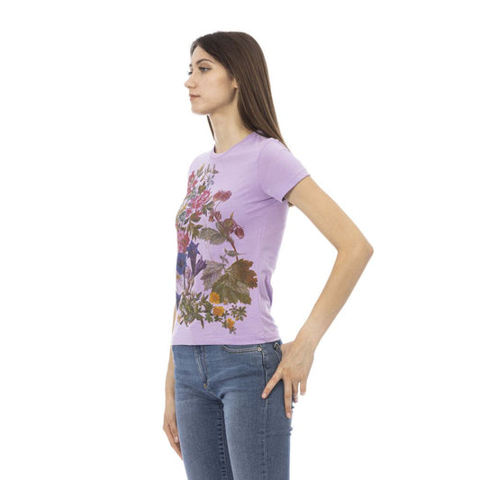 Trussardi Action Purple Cotton Women Top