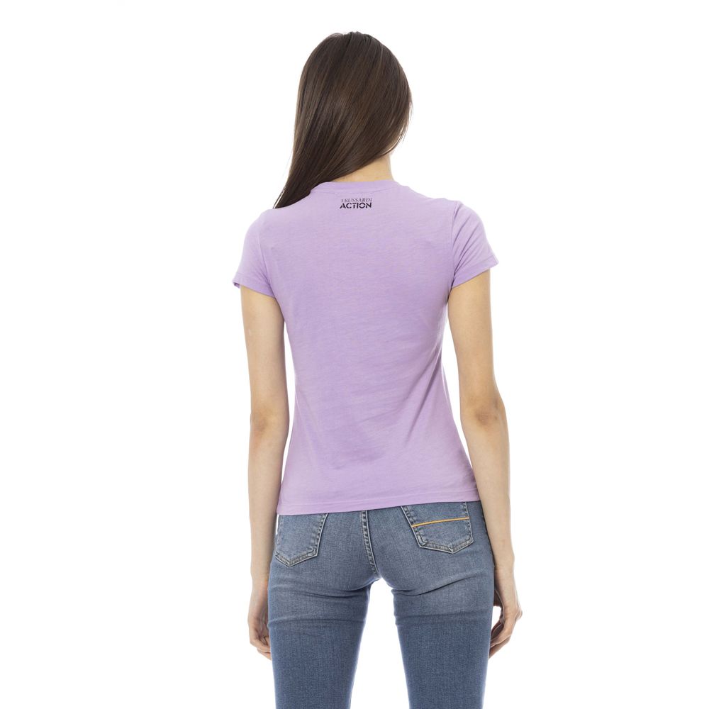 Trussardi Action Purple Cotton Women Top