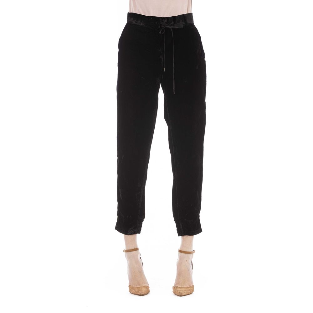 Jacob Cohen Black Viscose Women Pant