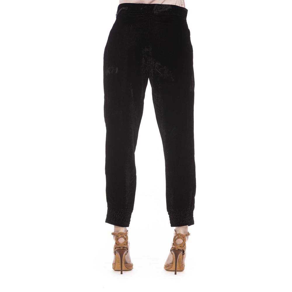 Jacob Cohen Black Viscose Women Pant