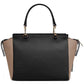 Baldinini Trend Elegant Two-Tone Calfskin Handbag