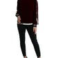 Dolce & Gabbana Elegant Burgundy Silk-Blend Sweater