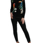 Dolce & Gabbana Elegant Wool Silk Printed Cardigan Sweater