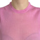 Dolce & Gabbana Elegant Pink Crew Neck Tank Top