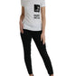 Dolce & Gabbana Chic Monochrome Crew Neck Tee