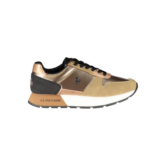 U.S. POLO ASSN. Bronze Polyester Women Sneaker