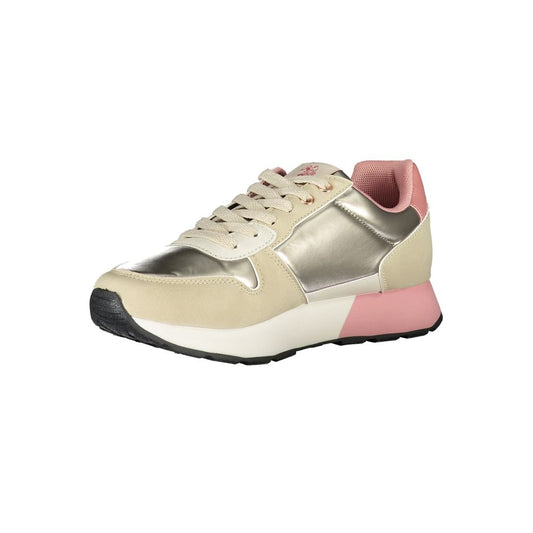 U.S. POLO ASSN. Beige Polyester Women Sneaker