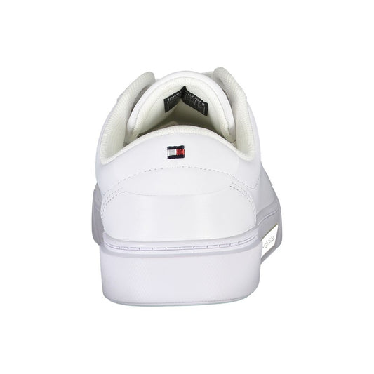 Tommy Hilfiger White Leather Women Sneaker