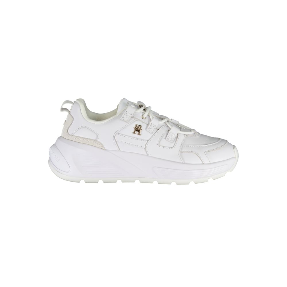 Tommy Hilfiger White Leather Women Sneaker