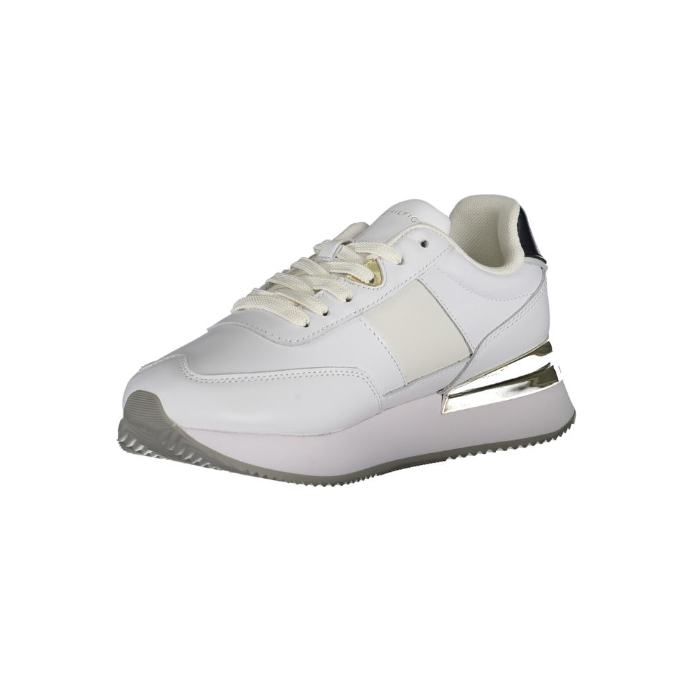 Tommy Hilfiger White Leather Women Sneaker