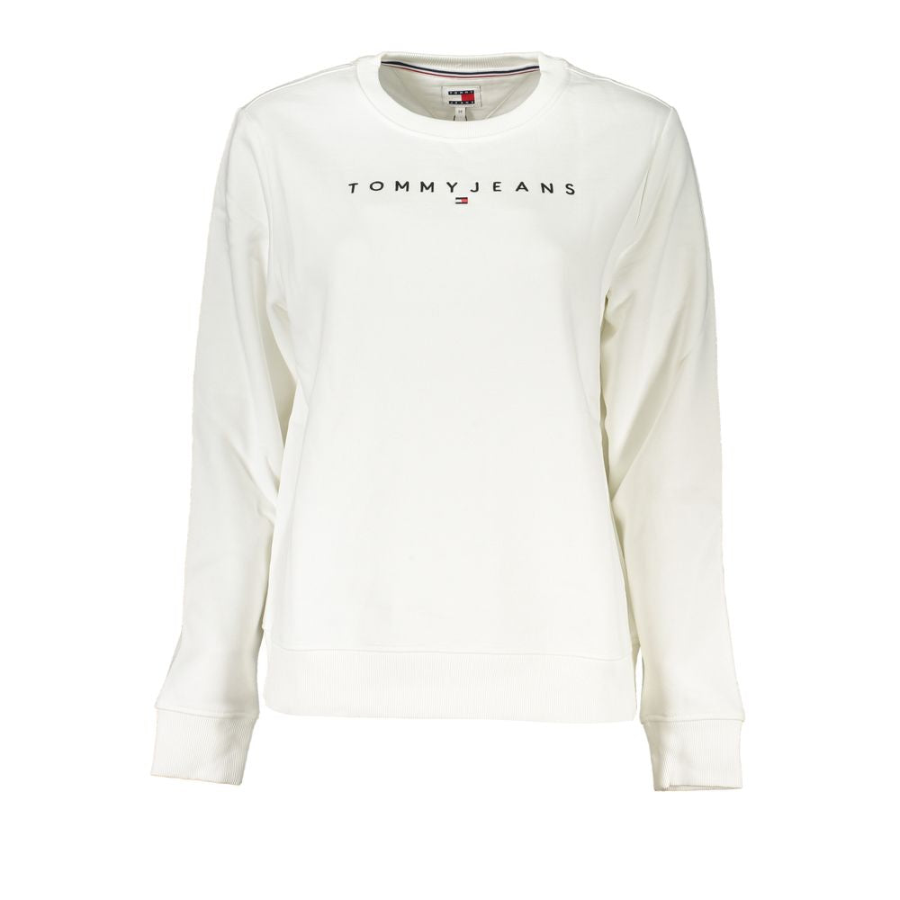 Tommy Hilfiger White Cotton Women Sweater