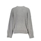 Tommy Hilfiger Elegant Gray Crew Neck Sweater with Logo Detail