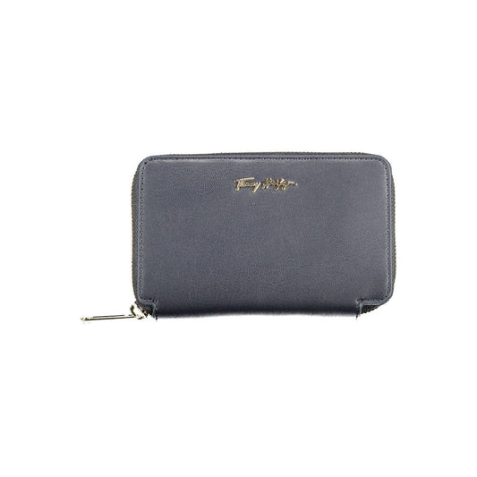 Tommy Hilfiger Elegant Blue Polyethylene Wallet with Logo