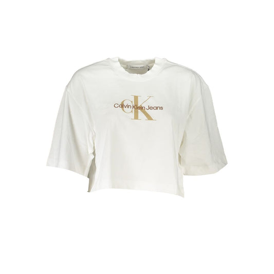 Calvin Klein Chic Short Sleeve Crew Neck Embroidered Tee