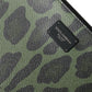 Dolce & Gabbana Elegant Green Leopard Print Calf Leather Clutch