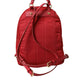 Dolce & Gabbana Embellished Red Backpack with Gold Detailing