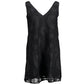 Desigual Chic Black Short Dress with Wide Straps