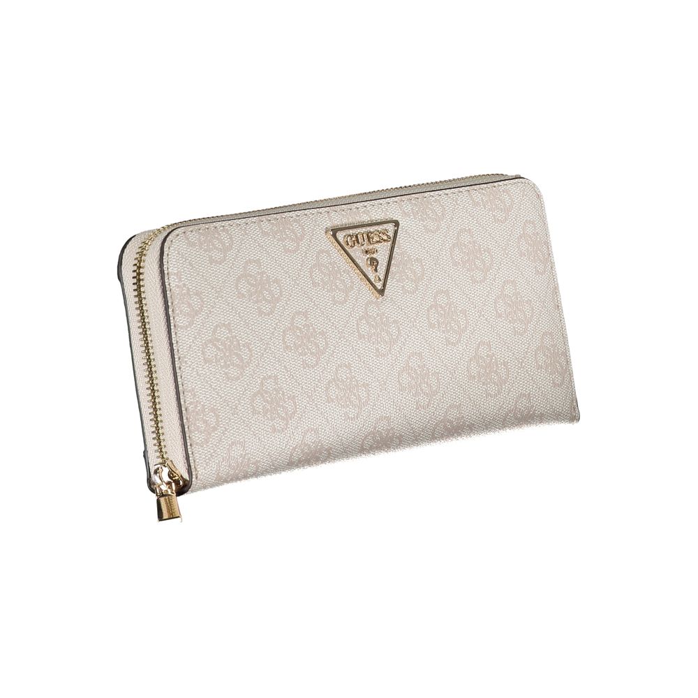 Guess Jeans Chic White Multi-Compartment Wallet