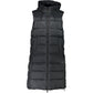 Guess Jeans Elegant Thermal Hooded Long Vest