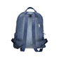 Desigual Chic Embroidered Blue Backpack with Contrasting Details