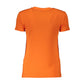 Patrizia Pepe Elegant Orange Rhinestone Tee