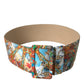 Dolce & Gabbana Elegant Multicolor Fabric Waist Belt