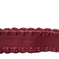 Dolce & Gabbana Maroon Elegance Canvas Waist Belt