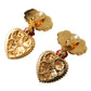 Dolce & Gabbana Multicolor Crystal Embellished Clip-on Earrings