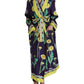 Dolce & Gabbana Elegant Silk Floral Bathrobe