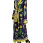 Dolce & Gabbana Elegant Silk Floral Bathrobe