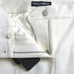 Dolce & Gabbana Elegant White Mid-Waist Tapered Pants