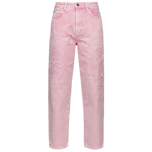 PINKO Pink Cotton Jeans & Pant