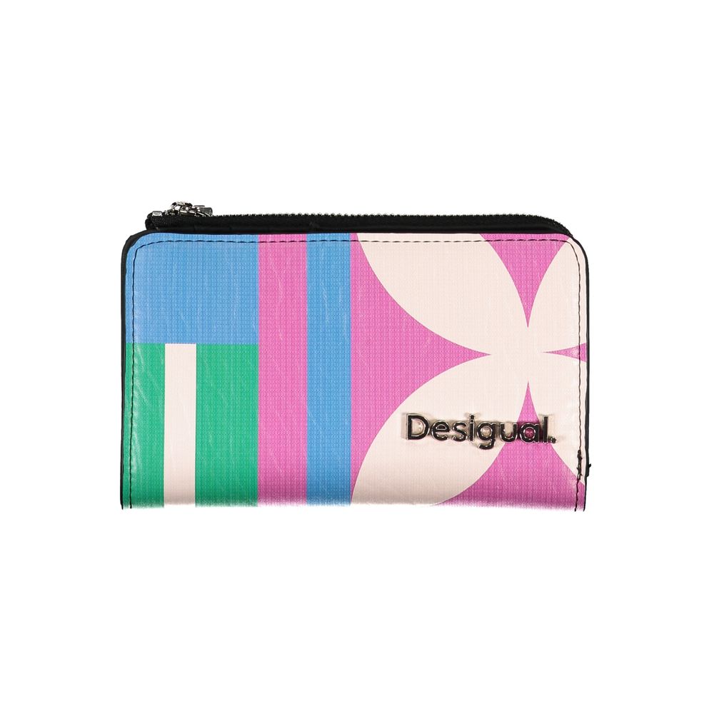 Desigual Pink Polyethylene Wallet