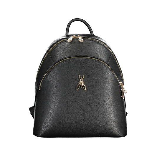 Patrizia Pepe Black Leather Backpack