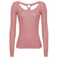 PINKO Pink Viscose Sweater