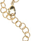 Dolce & Gabbana Gold Brass Link Chain Rose Petal Crystal Pendant Necklace