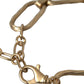 Dolce & Gabbana Gold Tone Brass Large Link Chain Jewelry Necklace