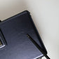 Dolce & Gabbana Elegant Dark Blue Lambskin Leather Box Bag